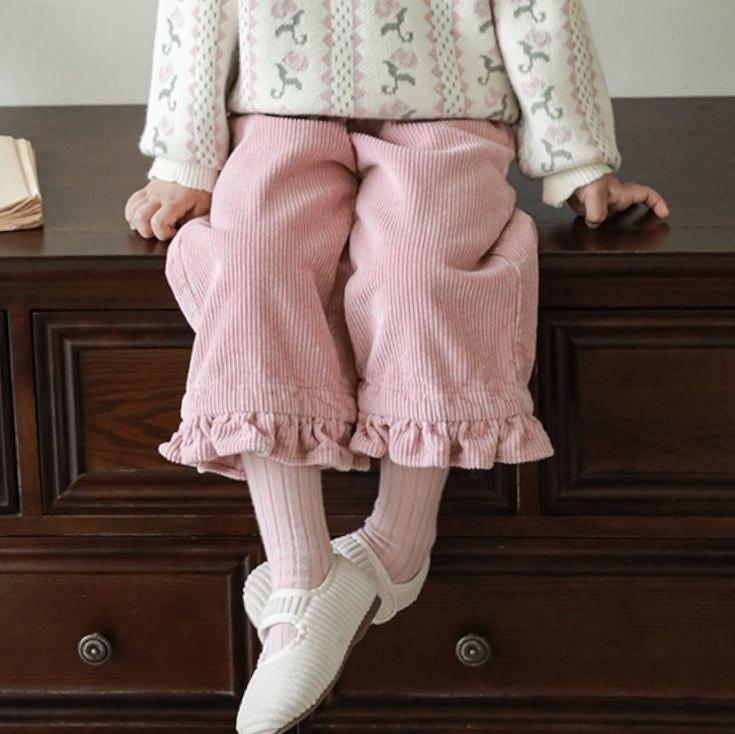 Pantalones vuelitos cotelé